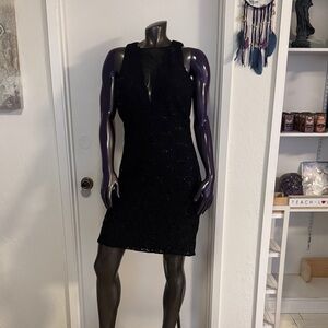 Elegant Black Sleeveless Dress